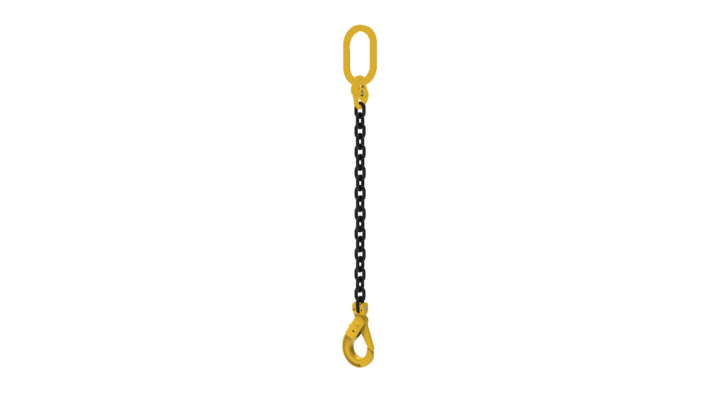 2 TONNE SINGLE LEG CHAIN SLING - Rope and Sling